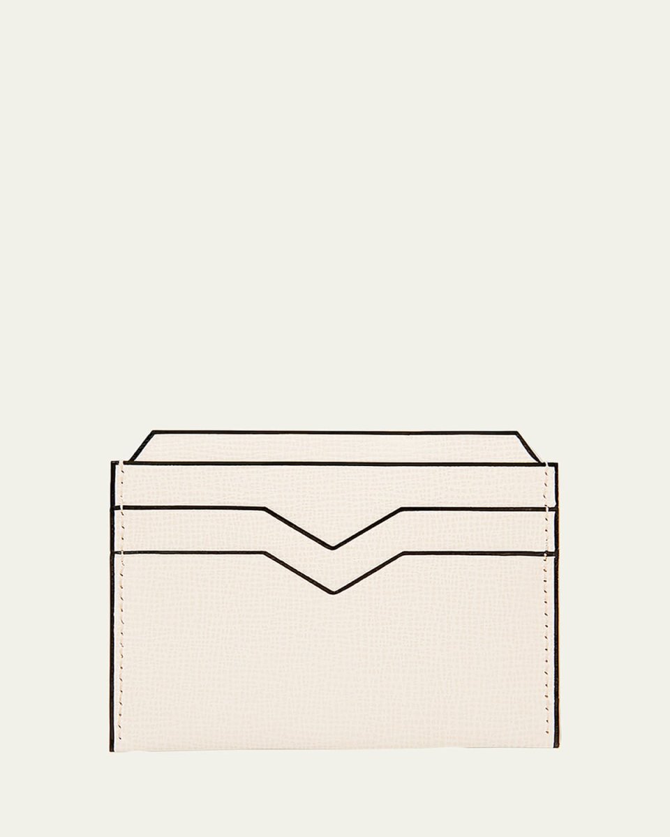 Textured Leather Card Case
